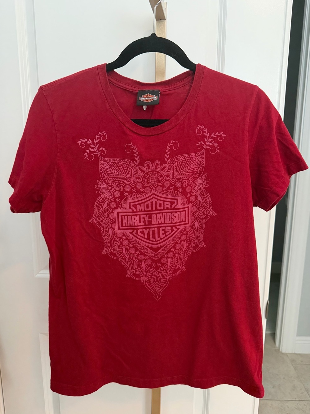 Harley-Davidson Red Graphic Logo Tee